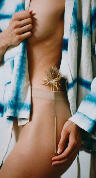 'Textures' featuring model Matilde Simone Hubert – an independent project by photographer Théo Gosselin and stylist and art director Charlotte Huguet