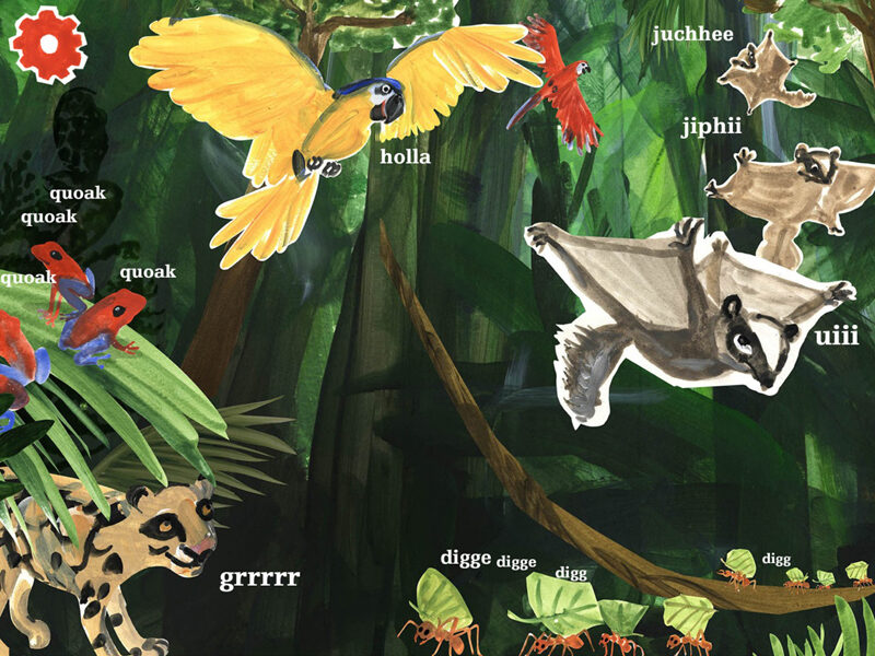 'YOUR SOUND WORLD' – illustrations for the picture book app by Kristina HELDMANN c/o ART ACT
