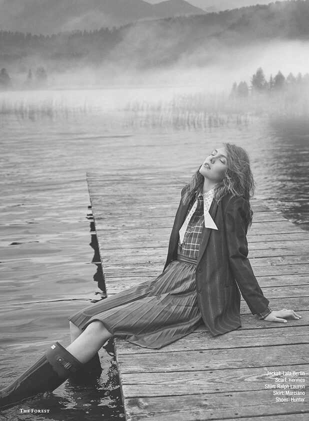 'Lethe' - photographer Norbert Bäres whisks model Luana TEIFKE c/o LOUISA MODELS off to the banks of the river of forgetting for THE FOREST magazine
