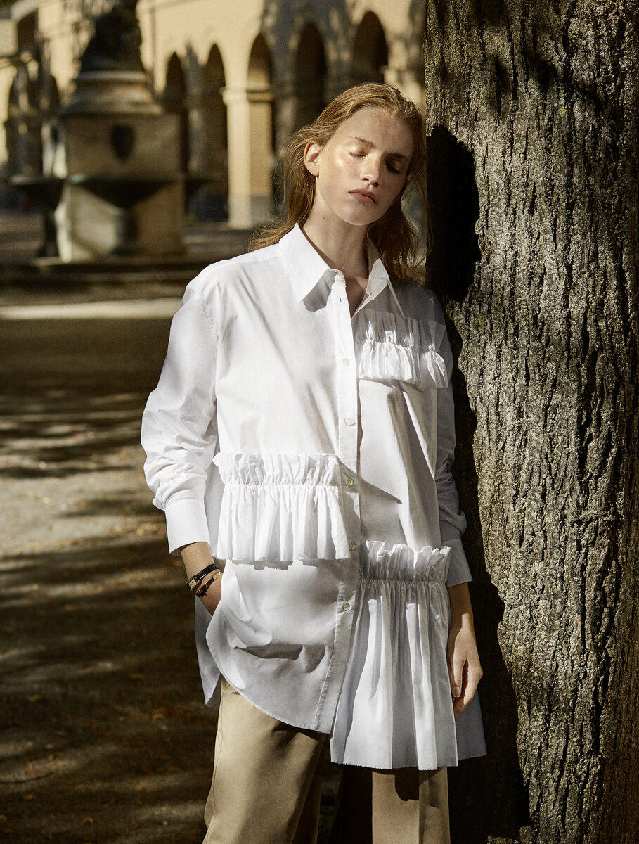 Model Rebecca Leigh Longendyke im Fashion Editorial der GRAZIA Croatia, fotografiert von Magnus Lechner - Post Production by <b>RAMONA REUTER</b>