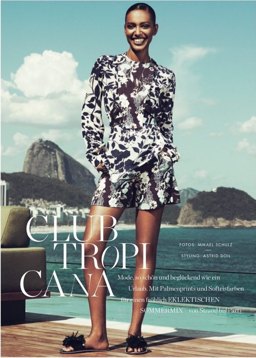 'Club Tropicana' in ELLE Germany - production by <b>Two Palms Productions</b>
