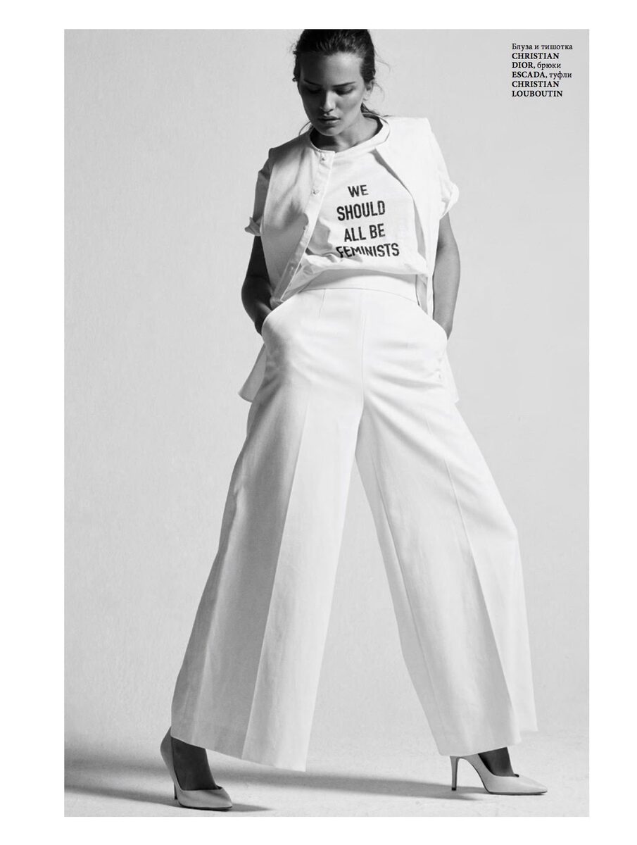 'Just White' - Alex Schier realisiert Fashion Editorial für die L'OFFICIEL Latvia mit <b>Taynara c/o LOUISA MODEL</b>