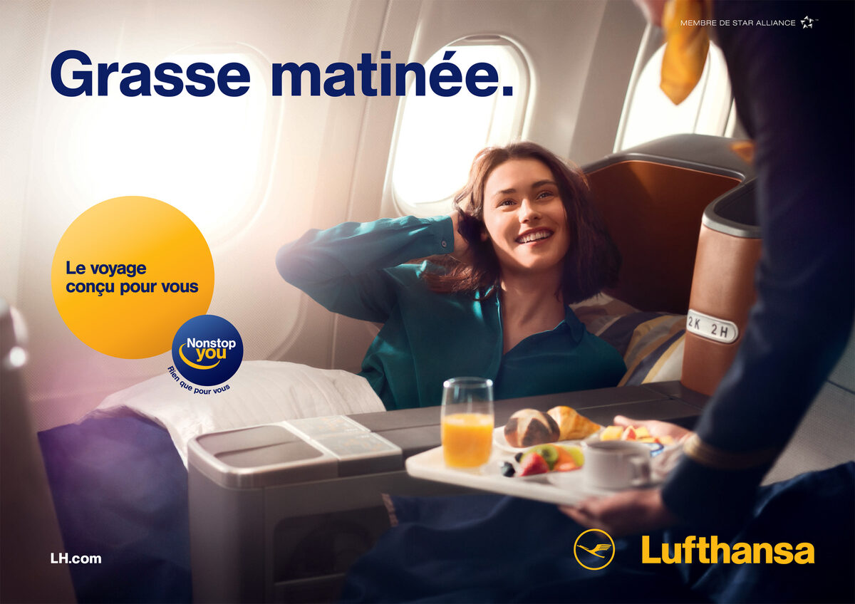 'Grasse Matinée' - the new motif of the LUFTHANSA campaign by <b>Özgür ALBAYRAK c/o EMEIS DEUBEL</b> for you on GoSee