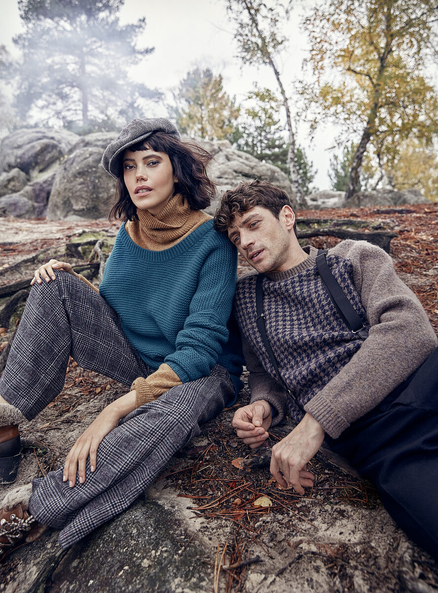 'Maille Love', the outdoor knitwear love story with Chloé Noelle Hirschman &amp; Laurent Meri for GALA France - photos by <b>LISE ANNE MARSAL</b>