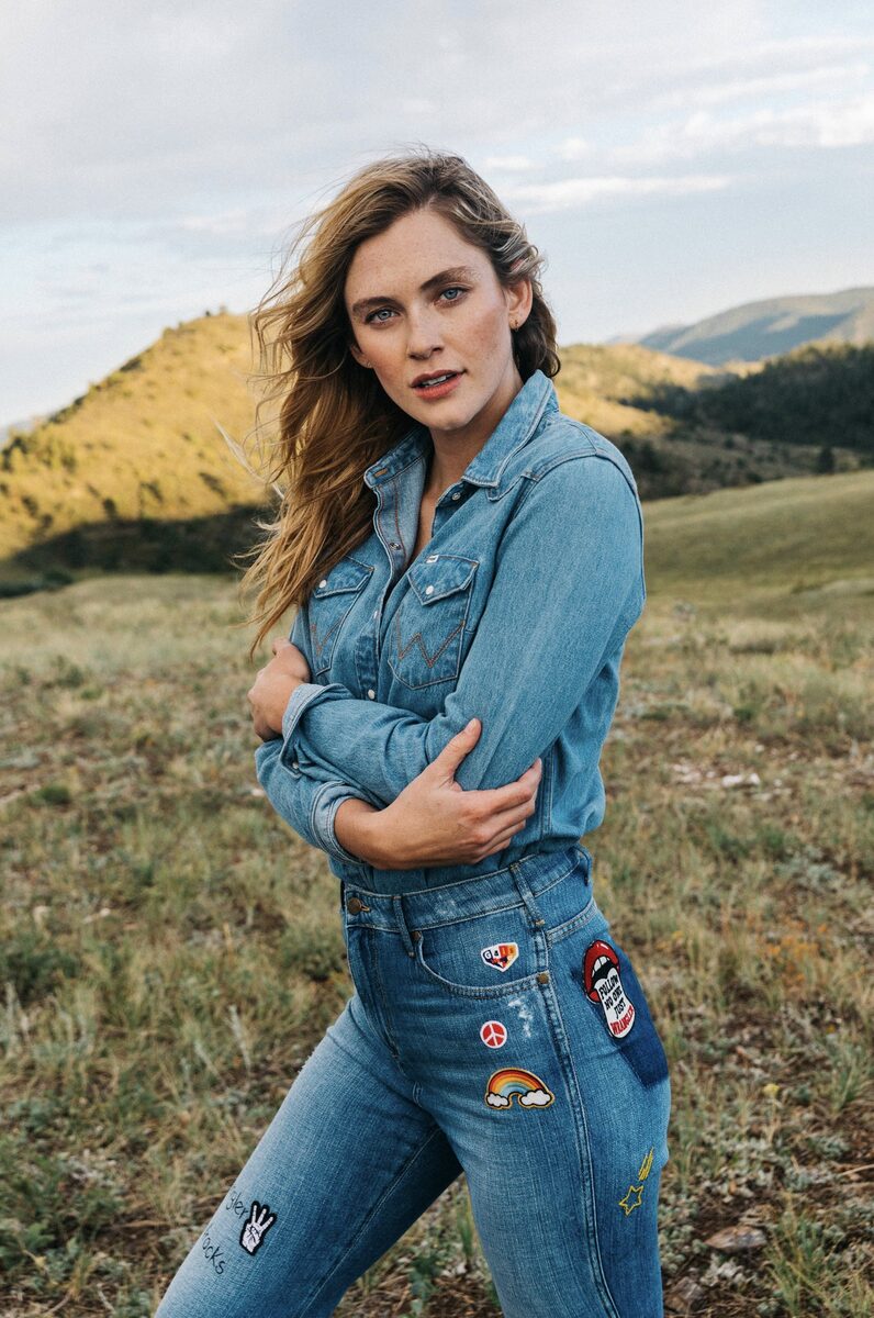 The WRANGLER F/W 2017 campaign starring All-American model <b>Brooke REGISTER c/o LOUISA MODELS</b>, photos: Anthony Shea