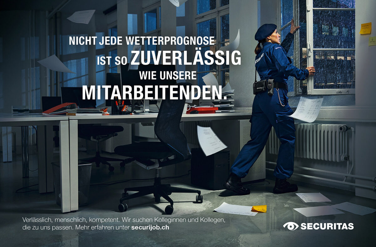 'We make sure the company party ends well' - the SECURITAS campaign for Contexta AG, Bern - photos by <b>Markus MUELLER c/o VISUALEYES ARTISTS</b>