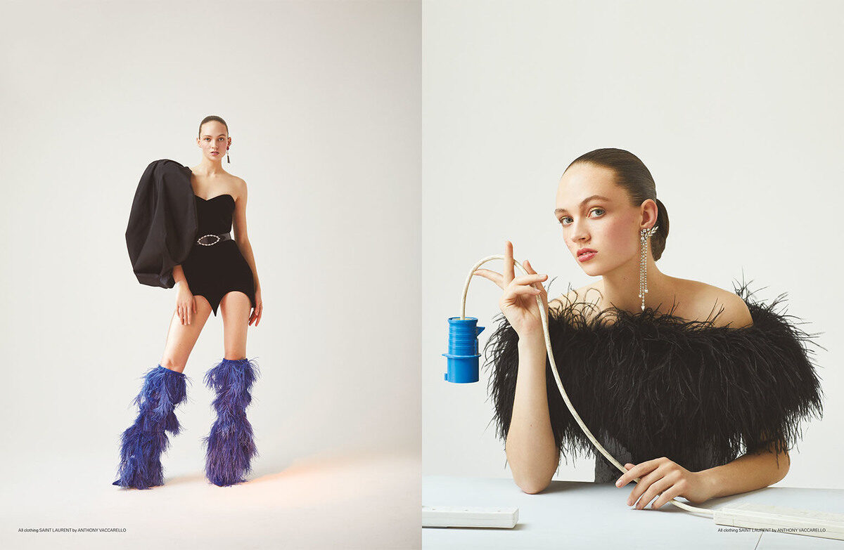 'New French Girlfriend' is the title of London's WONDERLAND magazine with German shooting star beauty Adrienne Jüliger in the Spring 2018 cover story – with photos by Swedish photographer Mattias BJÖRKLUND c/o LUNDLUND, Stockholm for you on GoSee