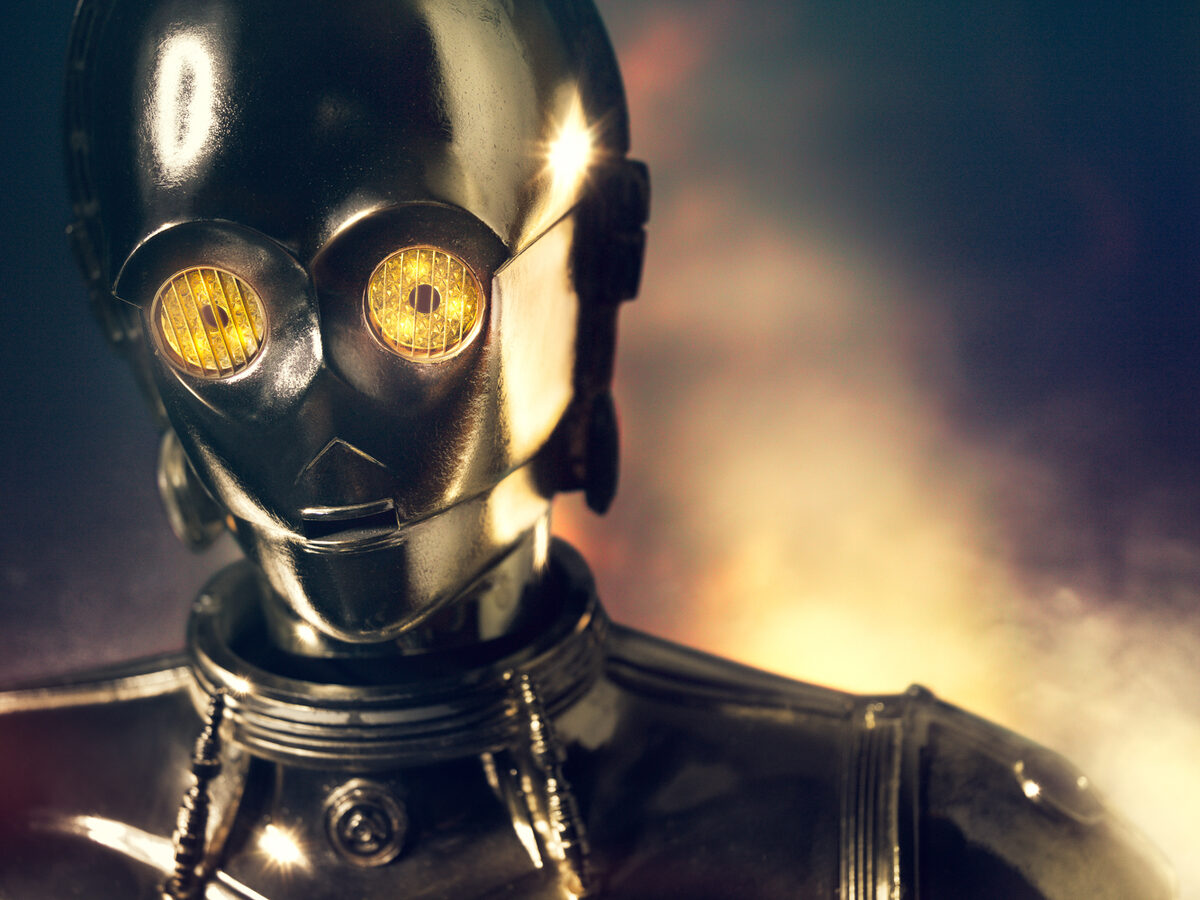 <b>Cade Martin c/o Andrea Heberger</b> photographs Star Wars droid 3CPO in the American National History Museum for science magazine Smithsonian