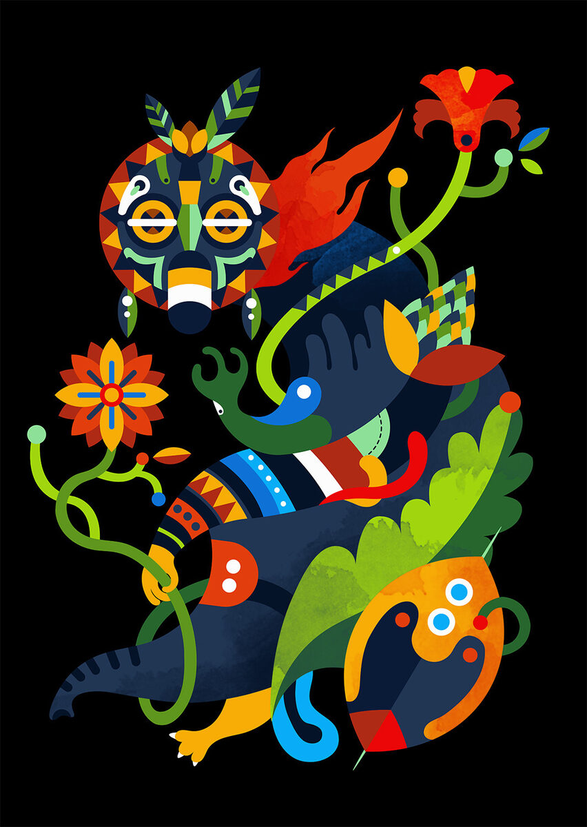 Adobe Stock presents #NewFace Jaye Kang, illustrator and visual designer from Düsseldorf, with his playful and colorful portfolio on GoSee