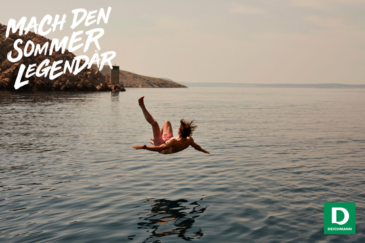 'Make the summer legendary' – Grey and <b>SVEN JACOBSEN</b> realize the DEICHMANN campaign as an authentic lifestyle road trip across Croatia
