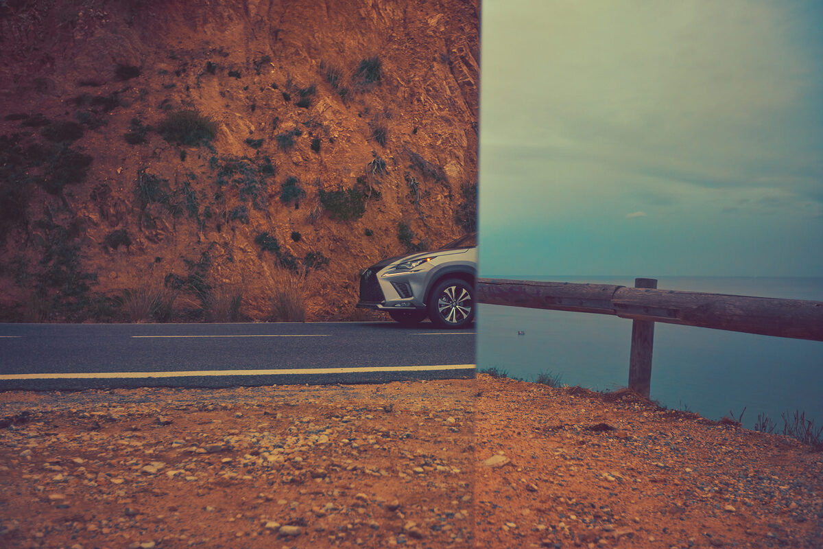 The LEXUS NX relies for the Canadian market on the topic of 'Reflections' in the city, forest &amp; on the street – staged by transportation photographer <b>Anke Luckmann</b>