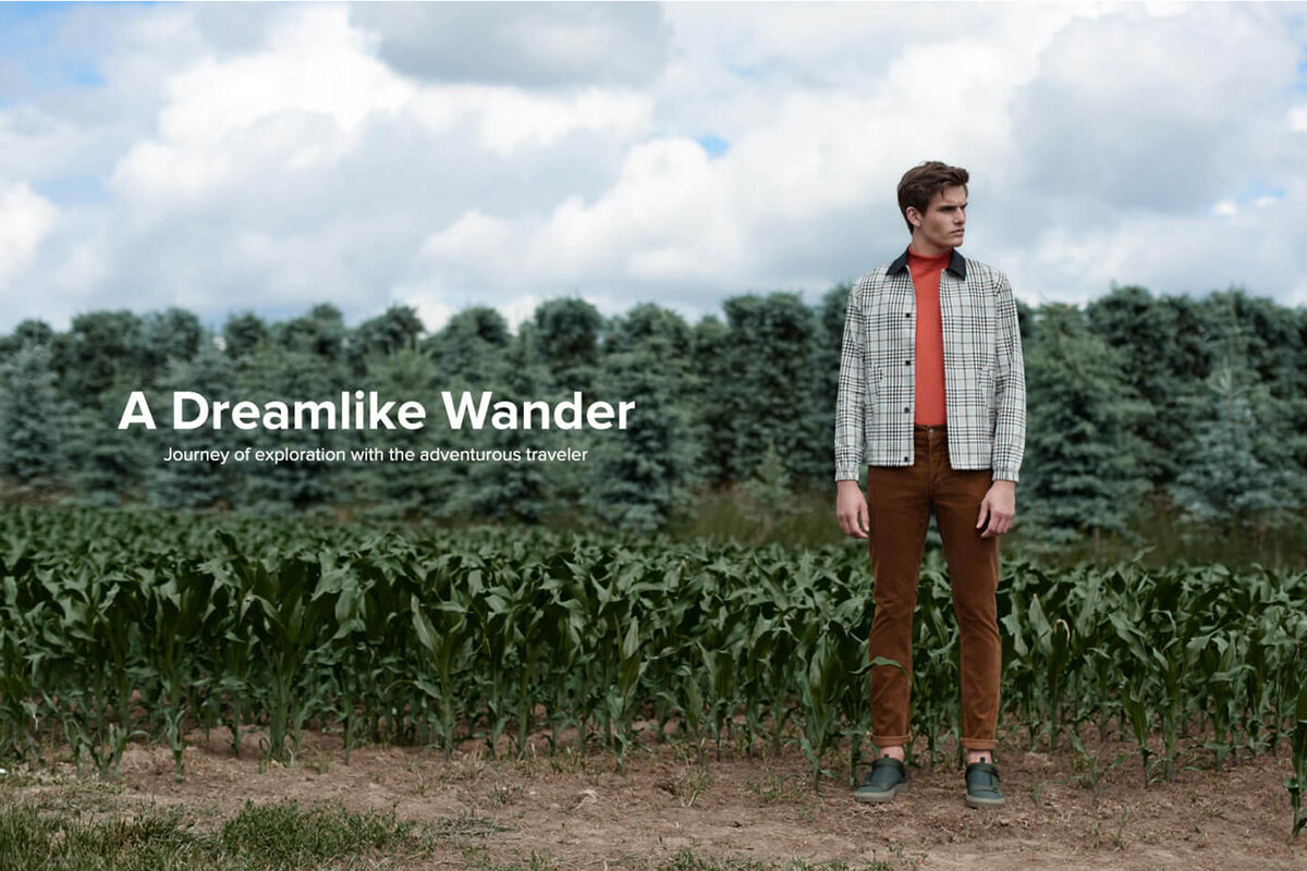'A Dreamlike Wander' - fashion editorial for PEDRO SHOES with male model <b>Hannes E. c/o BRODYBOOKINGS</b>