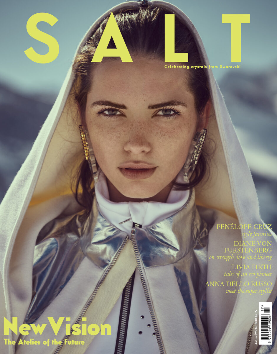'New Vision' - model Nadja Kurgan in the cover story of SALT magazine, photographed by <b>ANDREAS ORTNER</b>