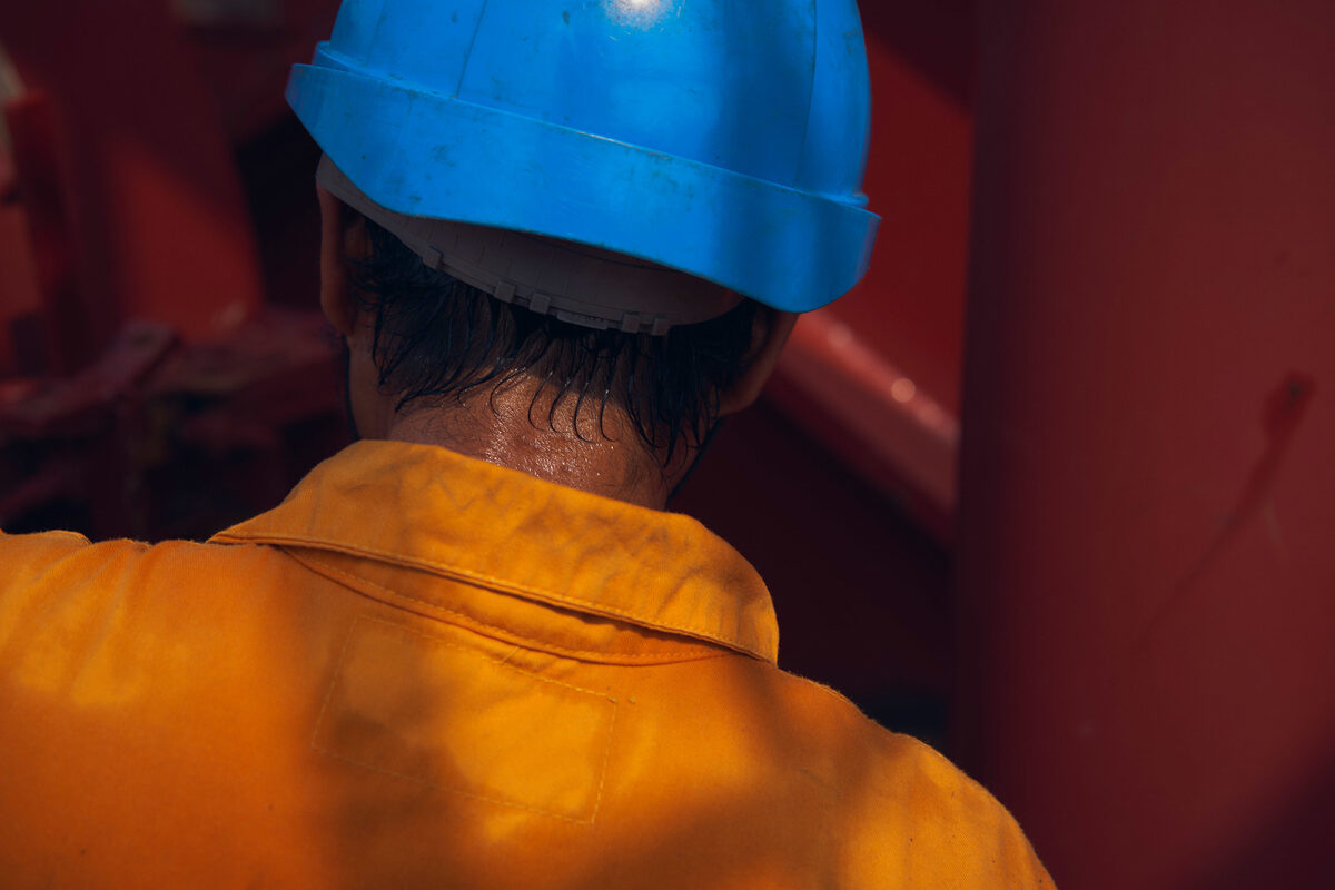 <b>Lars BORGES c/o EMEIS DEUBEL</b> documents life on board a cargo ship for HAPAG-LLOYD