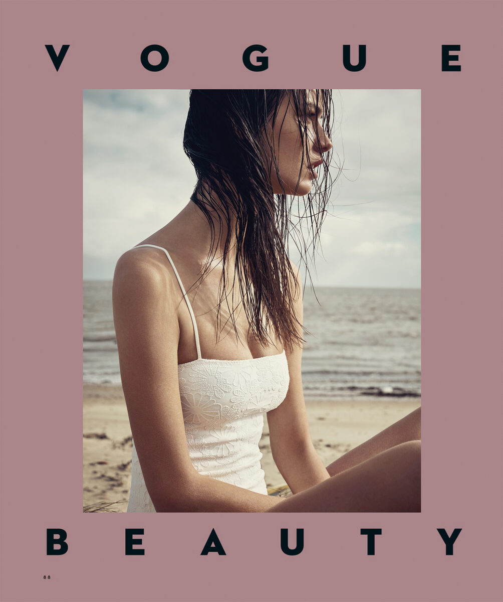 Top Model Ronja Furrer ist der Beauty Opener für die VOGUE Australia im Februar '19 - Foto <b>ANDREAS ORTNER</b>, Hair &amp; Makeup Helge Branscheidt, Styling by Hannah Godde