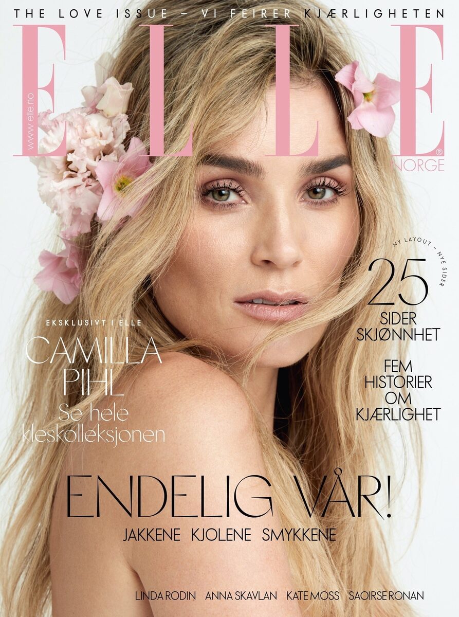 Keep moving softly... Swedish fashion photographer <b>ASA TALLGARD</b> staged famous Norwegian entrepreneur Camilla Pihl for the April '19 cover spread of ELLE Norway