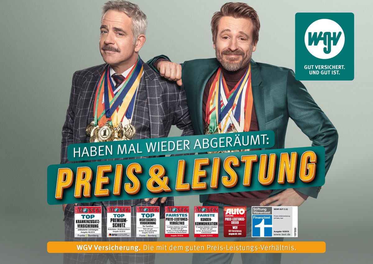 WGV Insurance campaign photographed by Andreas Andé c/o Rockenfeller & Göbels for Zum Goldenen Hirschen