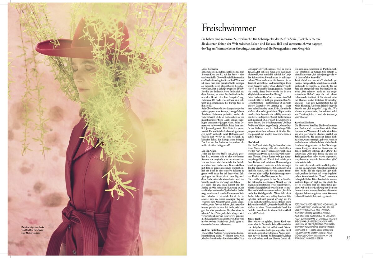 basics berlin : JÄGERMEISTER Kampagne, Beauty Support für den Cast der Netflix-Serie 'Dark' im ICON MAGAZIN, SIEMENS, Univeristy of Applied Science Kampagne, ZEITmagazin MANN, RED MILK MAG, EUCABAL Anzeigen...