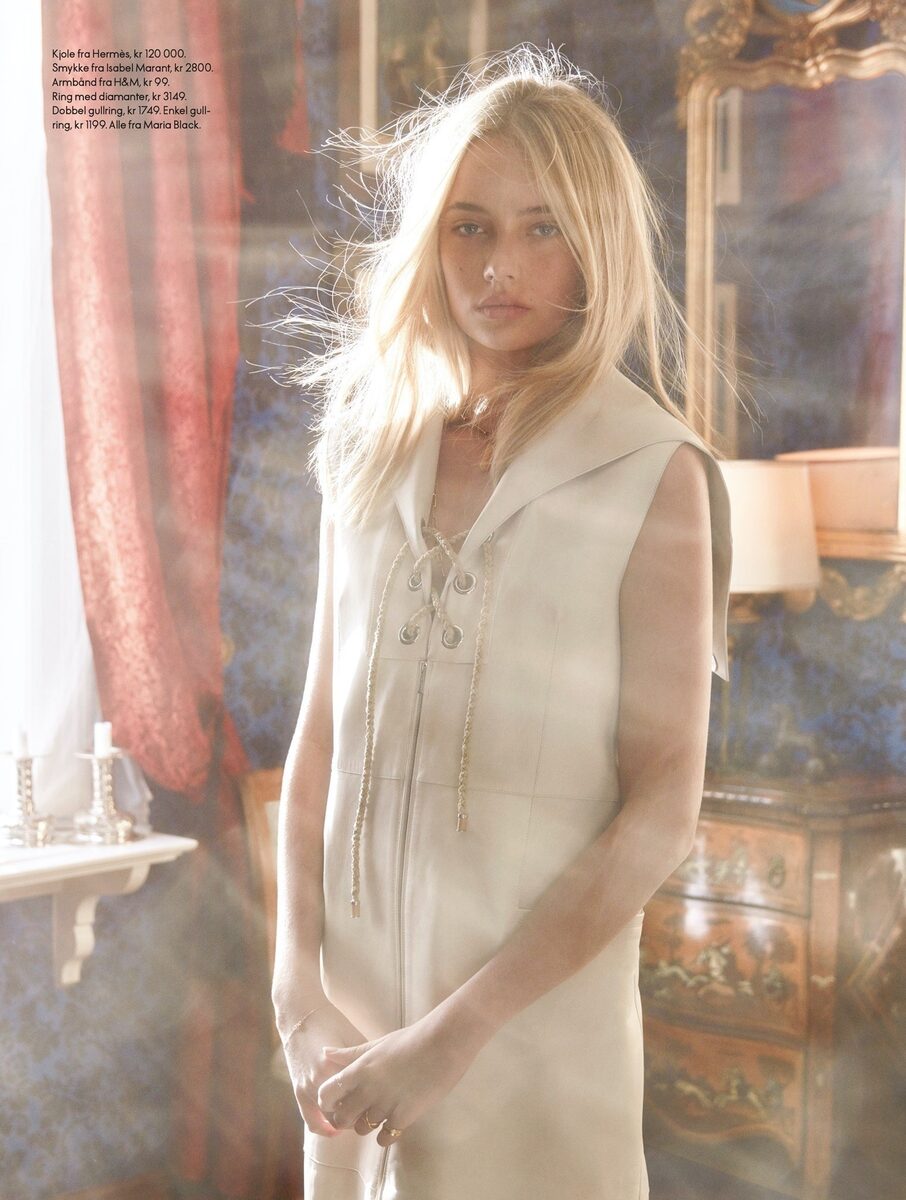 <b>ASA TALLGARD</b> photographs fashion editorial 'Drommeland' with Norwegian muse and influencer EMMA ELLINGSEN for ELLE NORWAY with Fashion Director PETRA MIDDELTHON
