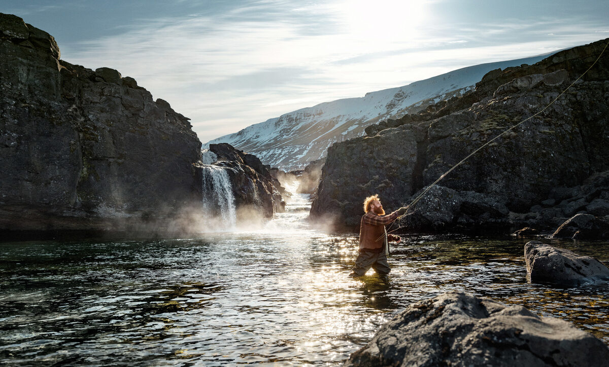 'Game of Thrones' star Kristofer Hivju for the new AMERICAN EXPRESS platinum card in the Nordic wilderness - photos by <b>Andreas LIND c/o TAKE AGENCY</b>