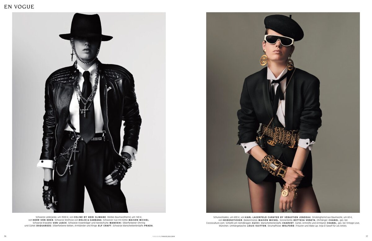 les ARTISTS by Josef Stockinger : Deutsch VOGUE, HARPER'S BAZAAR KZ, 'Stranger Things' actress Natalia Dyer, L´OFFICIEL Lithuania, VOGUE LAB MAKE-UP, the F/W '19 DIOR campaign, MYSELF Germany, 111 Years MELITTA, and NEW entry Norbert Sütö for styling