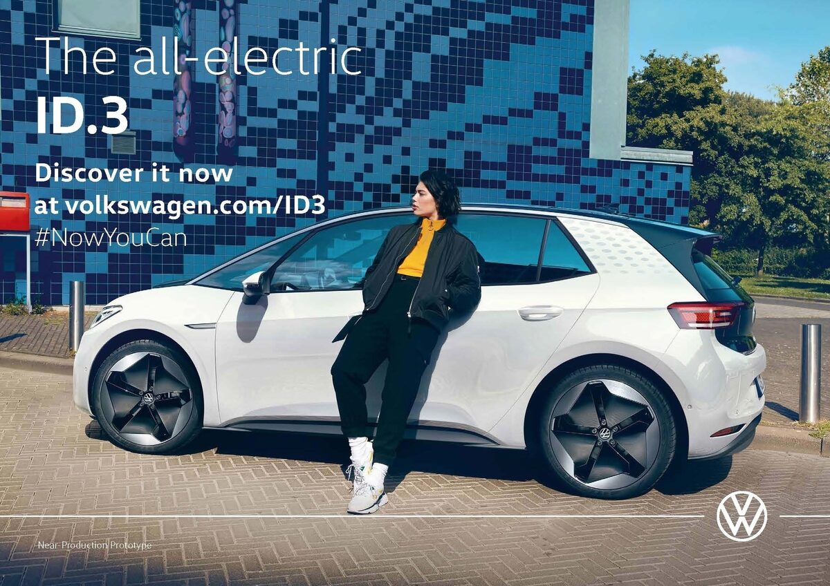 NOW YOU CAN! - Uwe Düttmann photographs the fully electric VOLKSWAGEN ID.3, with production and location scouting by CCCP