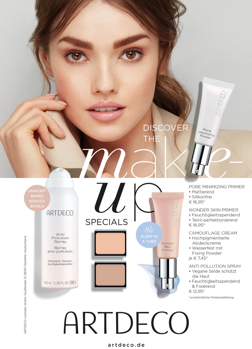 Cross the lines - model Krysia ZIOLEK c/o VIVA MODELS is the gorgeous face of the ARTDECO beauty campaign, photographed by Frauke Fischer