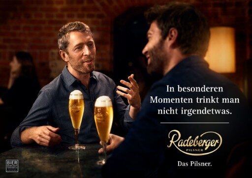Actor Eddie Elks and Gary O'Brien for RADEBERGER – produced on commission for Ogilvy by NU PROJECTS, photos: Per Kasch