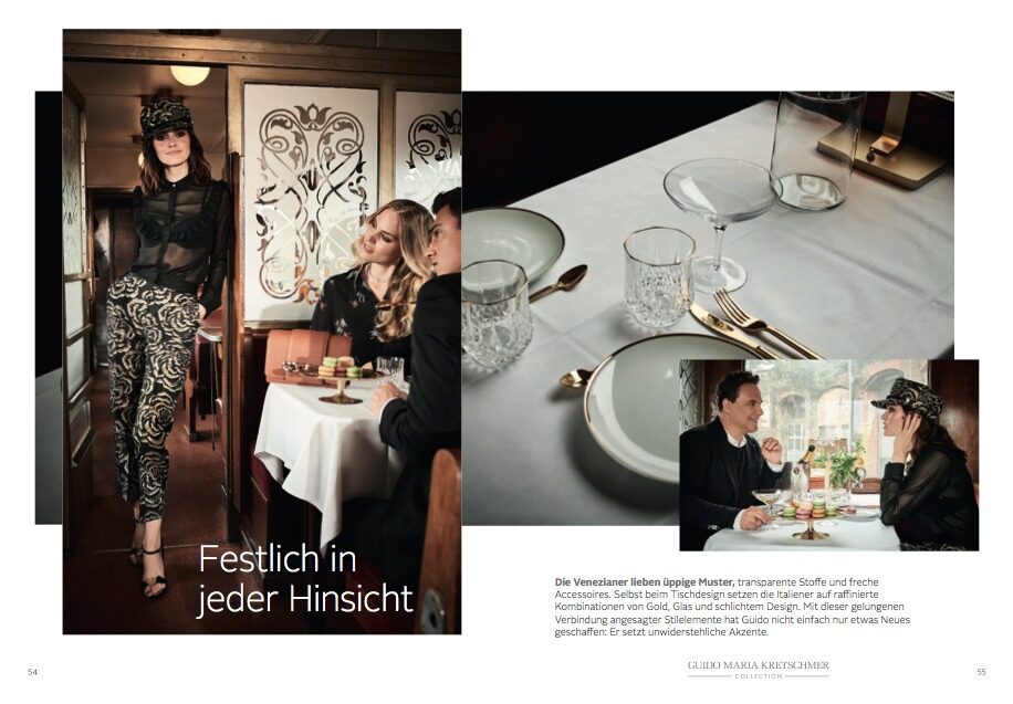 Festive from top to bottom: <b>NU PROJECTS</b> produces for OTTO GMK ‘Rue de Coeur’ and Designer Guido Maria Kretschmer with photographer Michael Munique