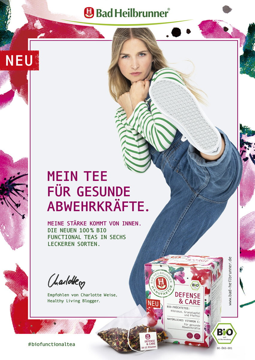 #biofunctionaltea - die neuen Functional Teas aus der Bad Heilbrunner Manufaktur, fotografiert von Det Kempke c/o Double T Photographers für Brand Loung