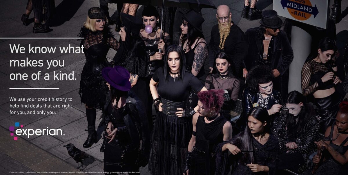Experian Knows What Makes You Unique, Even if You're a Goth... the EXPERIAN campaign by Finlay MACKAY c/o MAKING PICTURES for BBH London