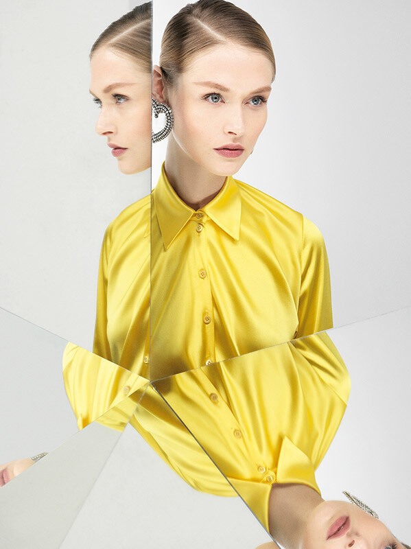 Andrea Klarin fotografiert für L'OFFICIEL Baltics - Hair &amp; Makeup <b>Michael SALMEN c/o BIGOUDI</b>