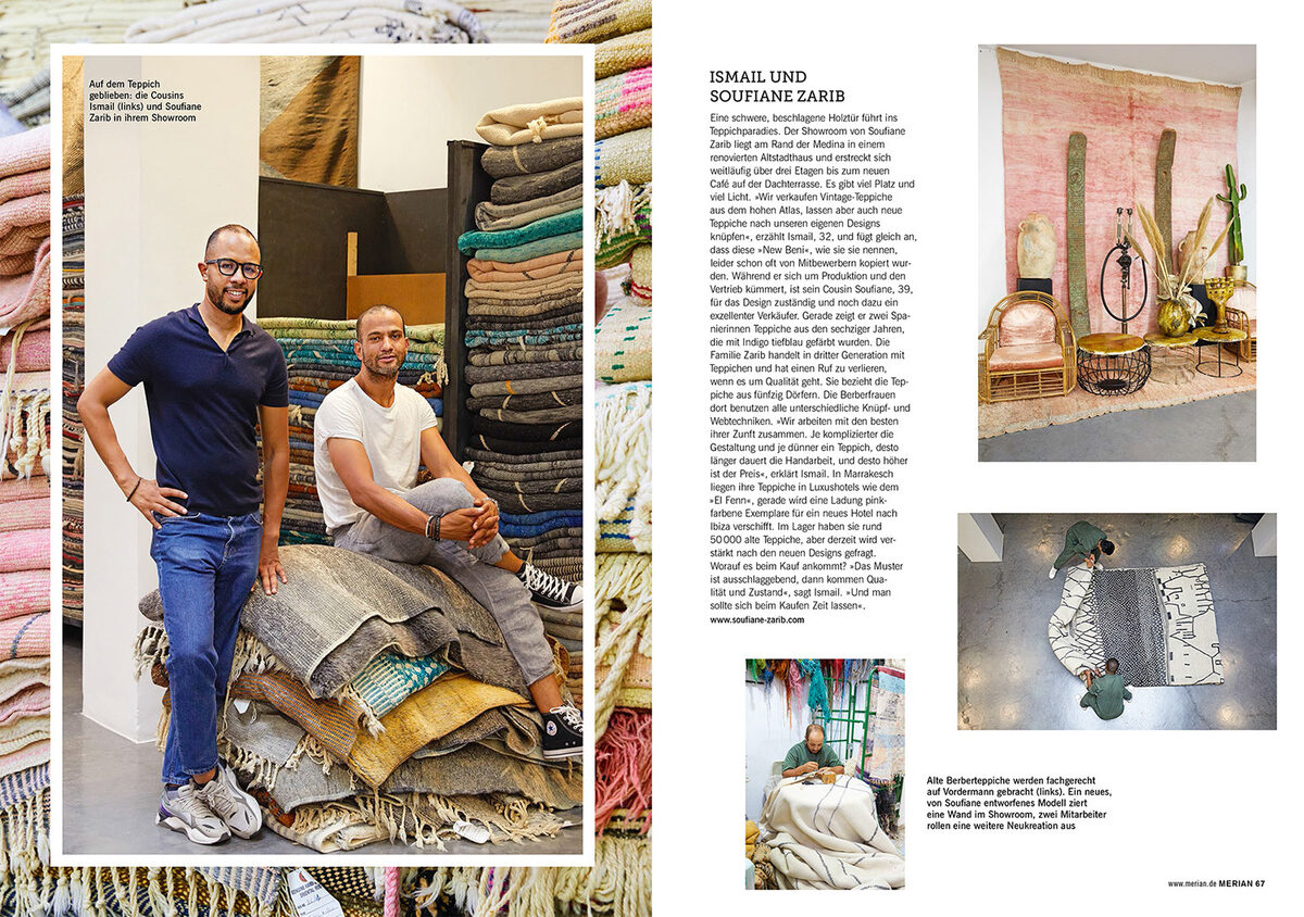 ‘Dream Destination for Creatives’ - <b>Brita SÖNNICHSEN c/o NERGER M&amp;O</b> photographs a creative portrait spread for the new MERIAN ‘Marrakech’ issue