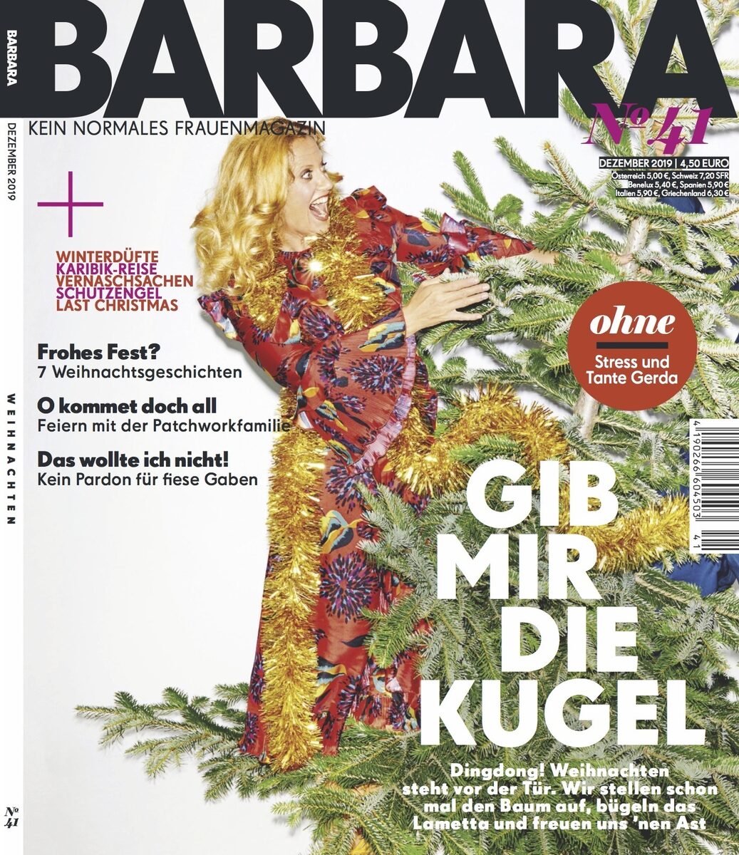 Actor Uwe Ochsenknecht shares a big tip for Christmas 2020 in BARBARA magazine – set design by <b>Peter KLARE c/o BASICS BERLIN</b>