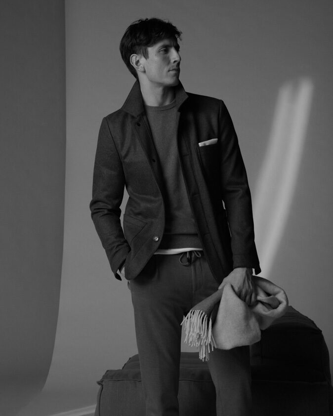 British actor Norman Watkins in WINDSOR - ANDREAS ORTNER photographs the Fall/Winter 2020 campaign for premium fashion label WINDSOR