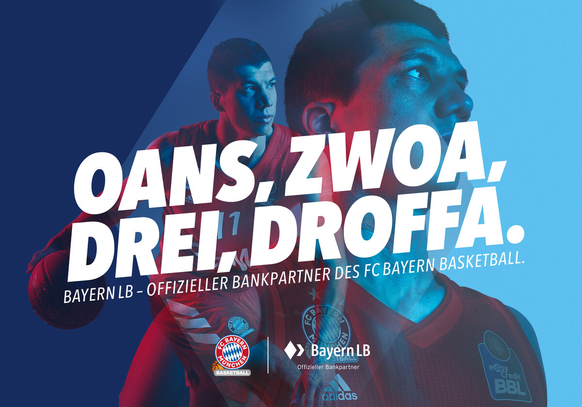 BAYERN LB campaign in collaboraton with FC Bayern Basketball, staged with modern flair by Holger POOTEN c/o EMEIS DEUBEL for Jung von Matt