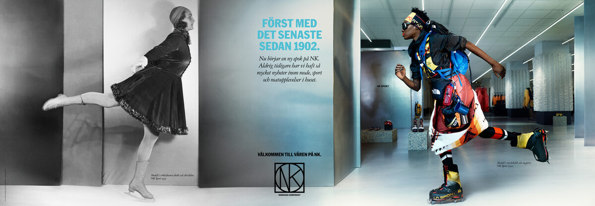 "Först med det senaste sedan 1902" campaign for NK Stockholm - photographed by <b>Peter GEHRKE c/o SHOTVIEW ARTISTS MANAGEMENT</b>