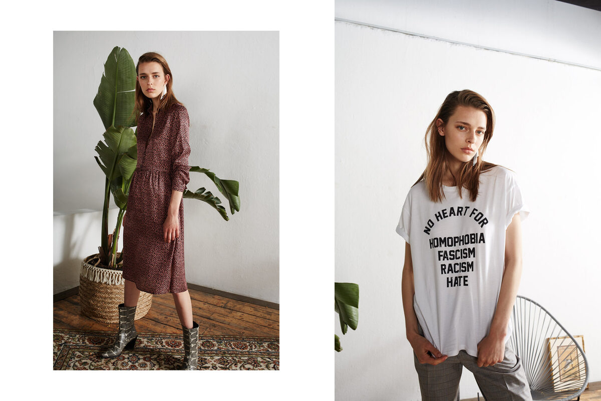Model Meret Zoet in the SET Fashion 2020 Lookbook – photos by Johannes GRAF c/o HILLE PHOTOGRAPHERS