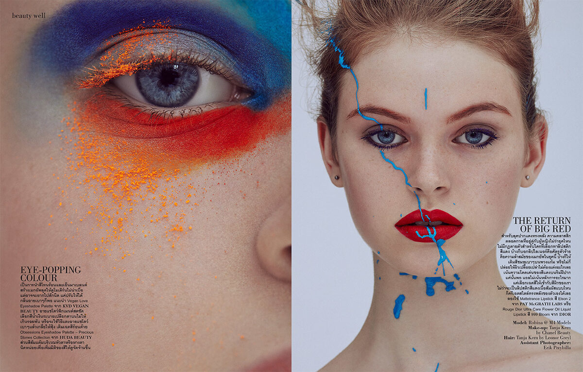 Editorials für ELLE Hungary und ELLE Thailand von Fotograf Benjamin Becker - <b>Hair &amp; Makeup Tanja KERN c/o BIGOUDI</b>