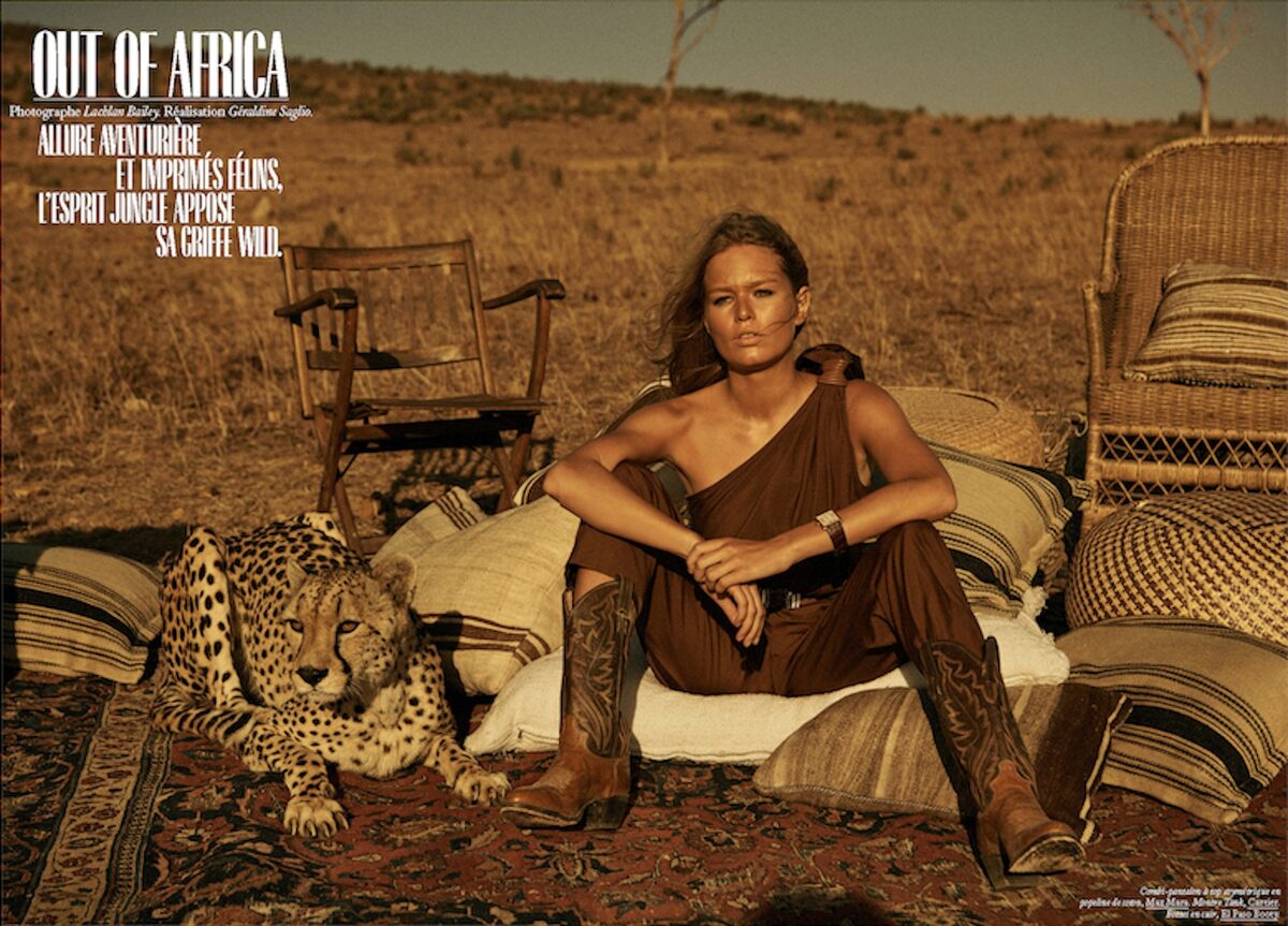 <b>KENT &amp; CO PRODUCTIONS</b> produces the spread ‘Out of Africa’ with model Anna Ewers for photographer Lachlan Bailey and VOGUE Paris