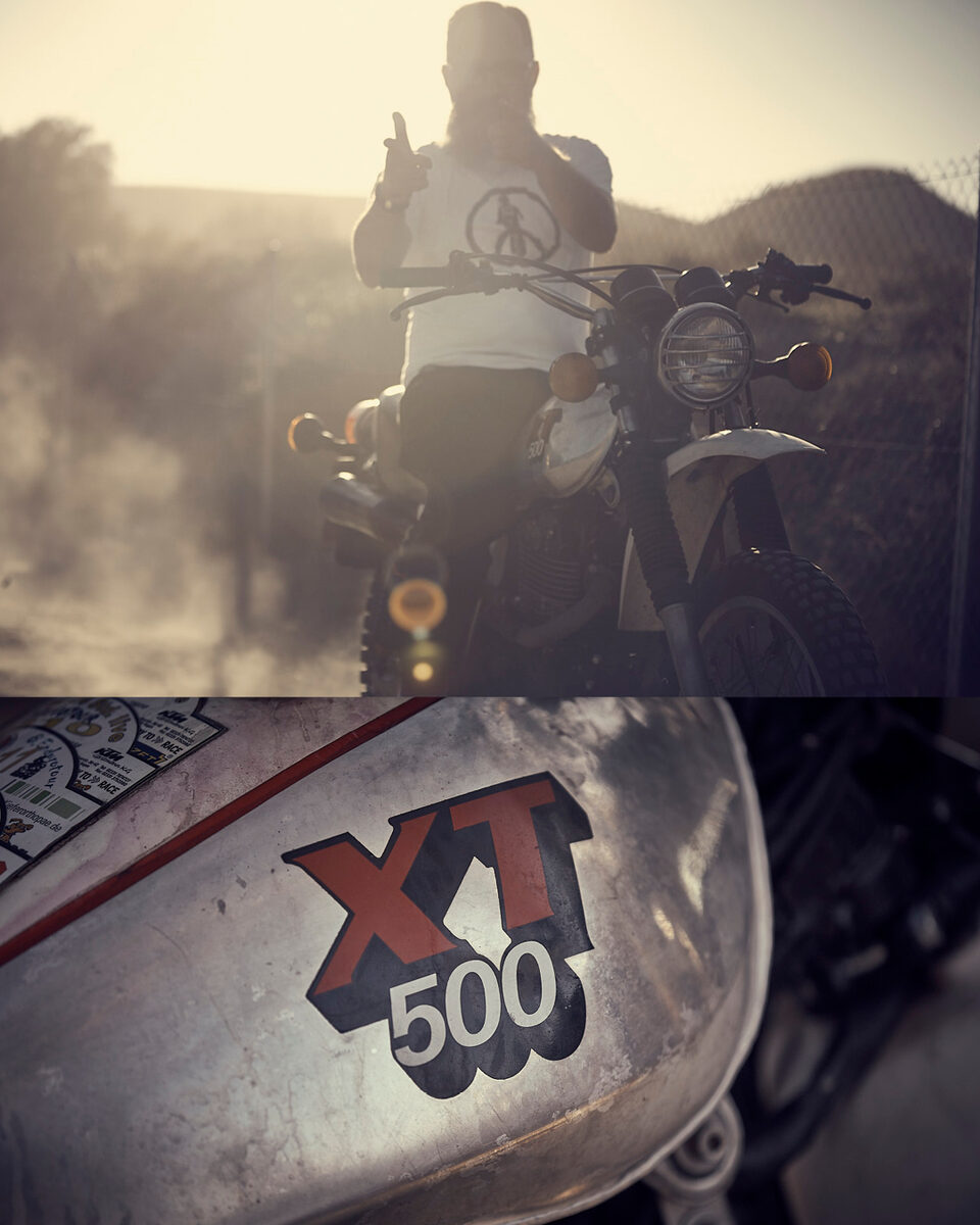 Don't follow me .... Stuart  HAMILTON c/o ROCKENFELLER & GÖBELS fotografiert "El Gringo" für FUEL MOTORCYCLES