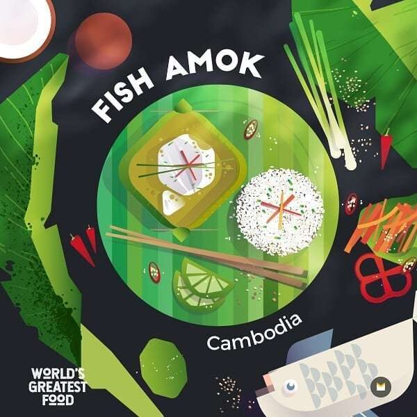 'World's greatest food' Food Illustrationen einmal rund um den Globus von Mickael MERLEY c/o ART ACT