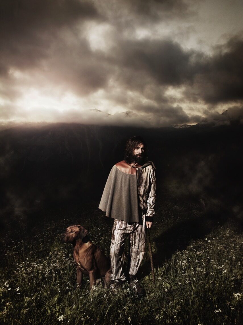 Simone SCHNEIDER c/o ANDREA HEBERGER fotografierte "irgendwo ganz hinten in der Schweiz" diese männliche Strecke für das KALTBLUT Magazin, Styling Irmela Schwegler