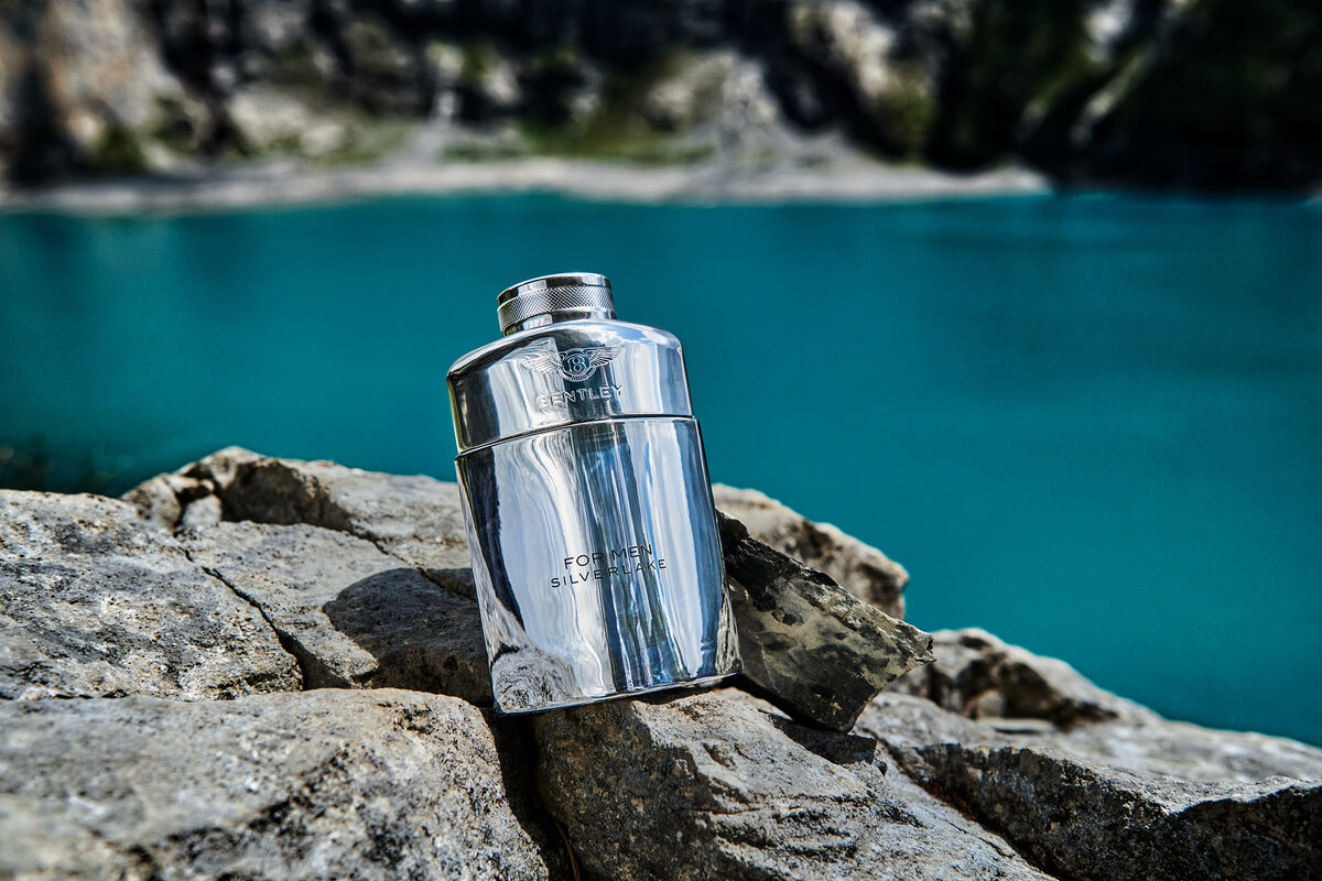 Karine & Oliver photograph while filming for BENTLEY Silverlake / Lalique in the Swiss Alps – post production of the perfume campaign for new fragrance FOR MEN by STEPHANIE WENCEK POSTDESIGN