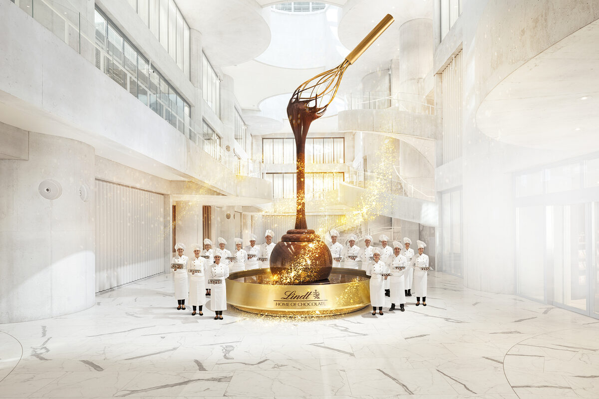 ‘LINDT HOME OF CHOCOLATE’ PATRICK SALONEN for Chocolat Lindt with photographer Michel Jaussi and the agency Erdmannpeisker