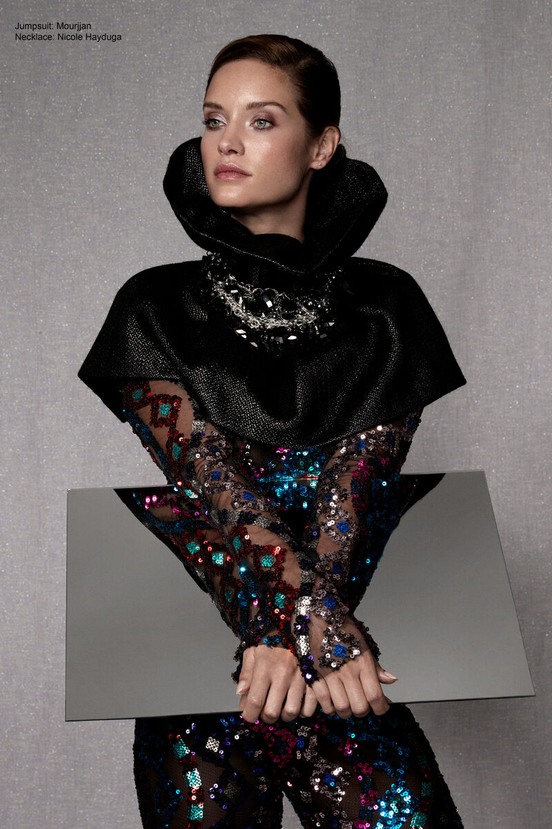 ‘Mirrors’ - <b>CARINA JAHN</b> photographs Swiss top model<b> Julie Ordon </b>for<b> L’OFFICIEL Arabia</b>