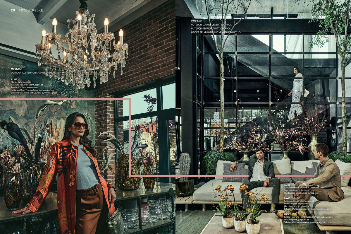 ‘Design needs a setting.’ - Oliver Gast photographs the spread for <b>DESIGN DELUXE magazine</b> with set styling by&nbsp;<b>Stefanie HINTERAUER c/o&nbsp;MAKING OF</b>