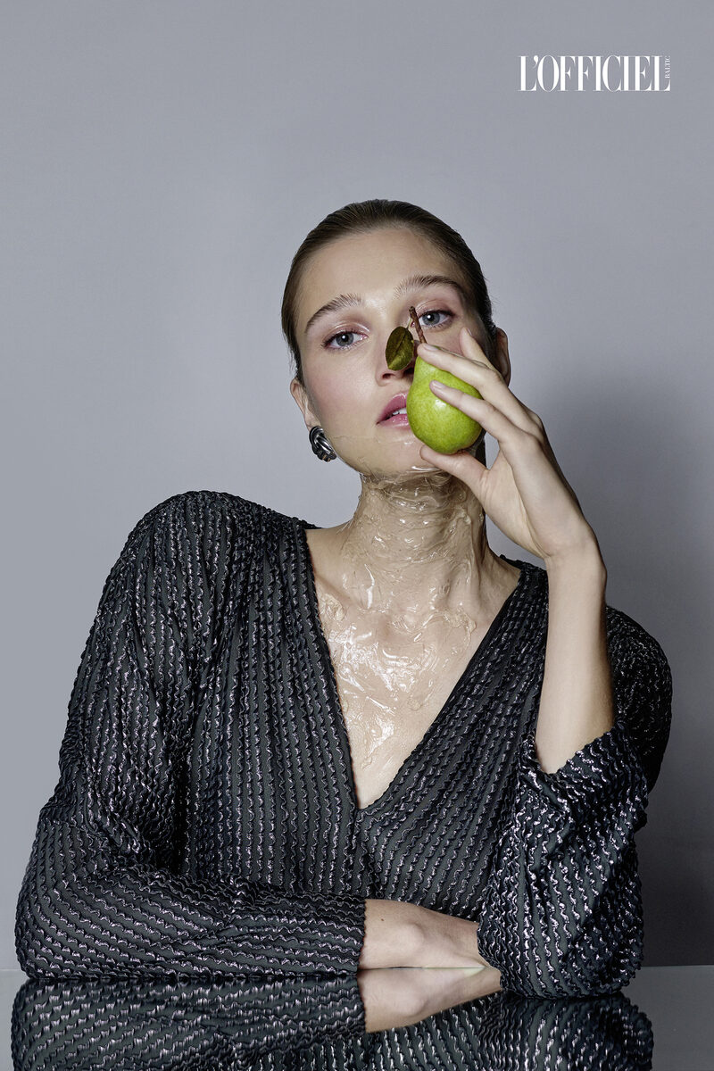 Ava Pivot photographs the spread ‘Self Care’ with model Lena Hamm for <b>L’OFFICIEL Baltics –</b> post production by <b>STEPHANIE WENCEK</b>