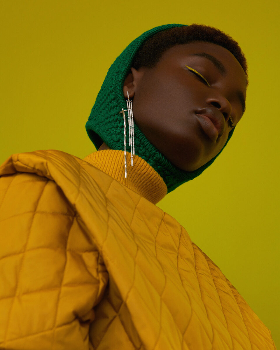 ANDREAS ORTNER photographs Gambian beauty Mariama Ndure for the Jewelry Issue of HARPER’S BAZAAR CZ, November ‘21