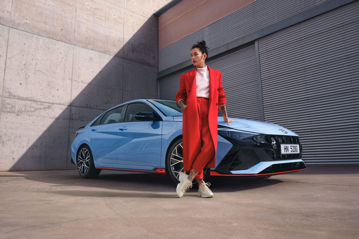<b>MARC AND DAVID</b> photograph the <b>HYUNDAI ELANTRA N campaign </b>with a dynamic lifestyle look for Innocean Worldwide